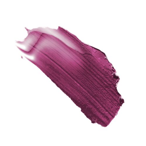 En strimma av rosa-lila färg med penselstruktur på transparent bakgrund.