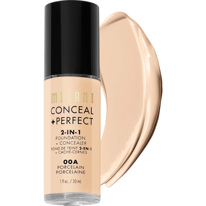 Läs mer om Milani Conceal & Perfect 2-in-1 foundation Porcelain