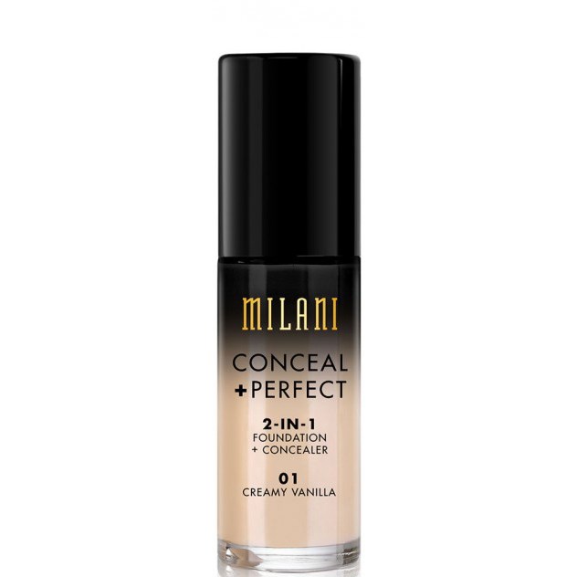 Milani Conceal+Perfect Liquid Foundation - 01 Creamy Vanilla