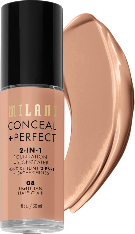 Milani Conceal & Perfect Liquid Foundation Light Tan