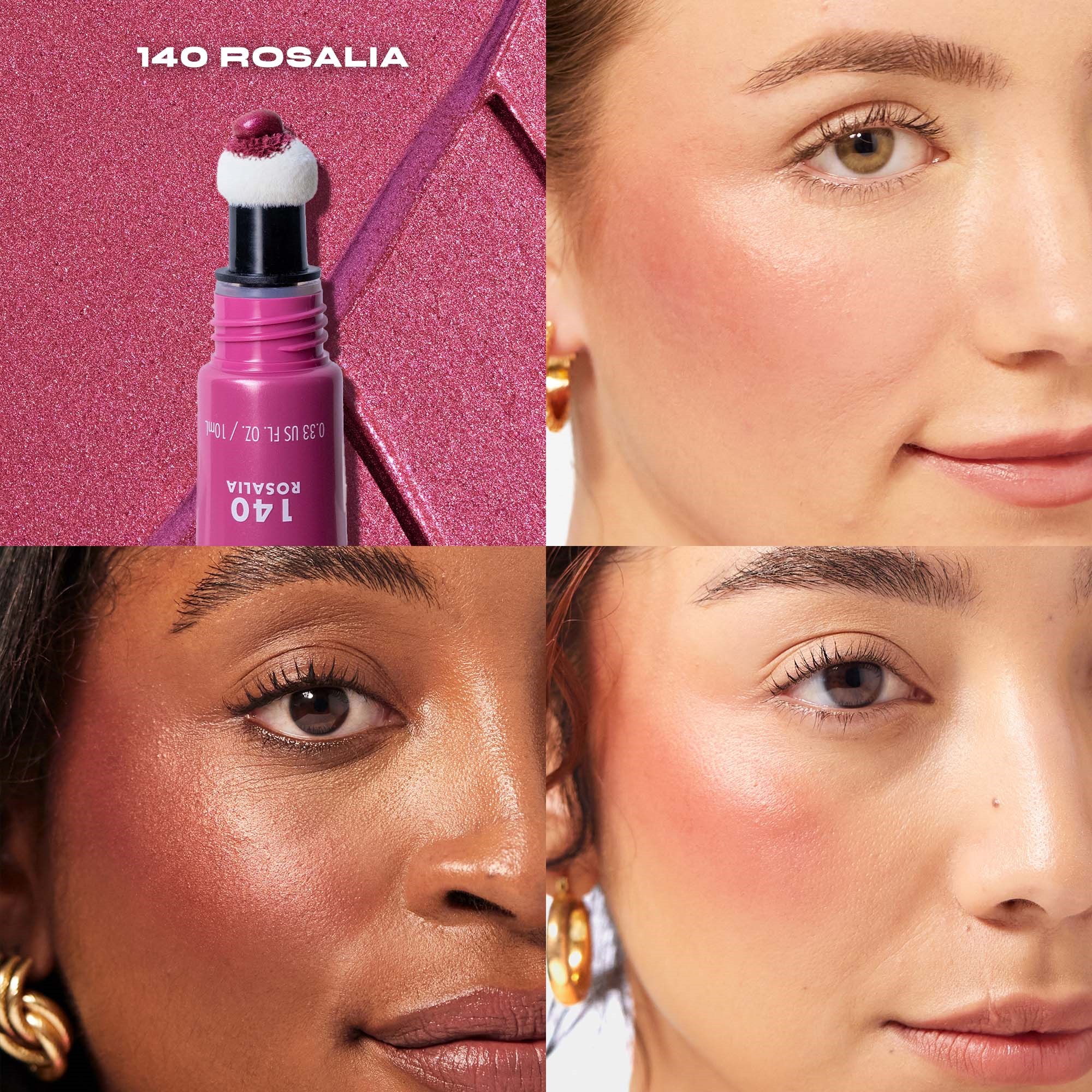 Milani Cheek Kiss Blush+Glow Rosalia 140 (obrázok 3)