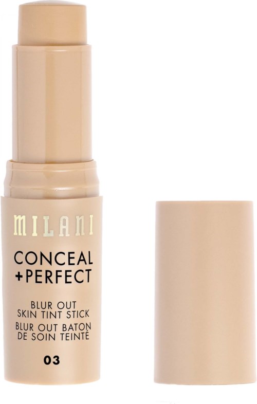 Milani Conceal Plus Perfect korektor w sztyfcie w odcieniu 03, bez nakrętki pokazującej produkt.