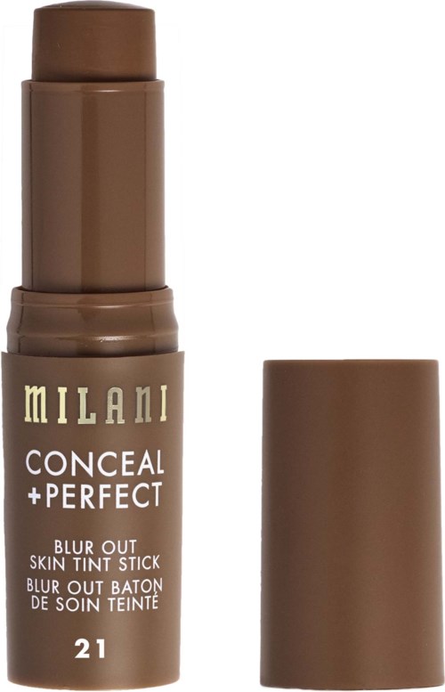 Milani Conceal + Perfect korektor w sztyfcie w odcieniu 21, bez nakrętki, pokazuje końcówkę produktu.
