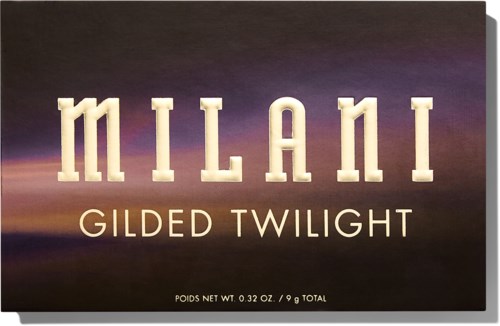 Brand name MİLANI GILDED TWILIGHT with net weight of 0.32 oz (9 g).
