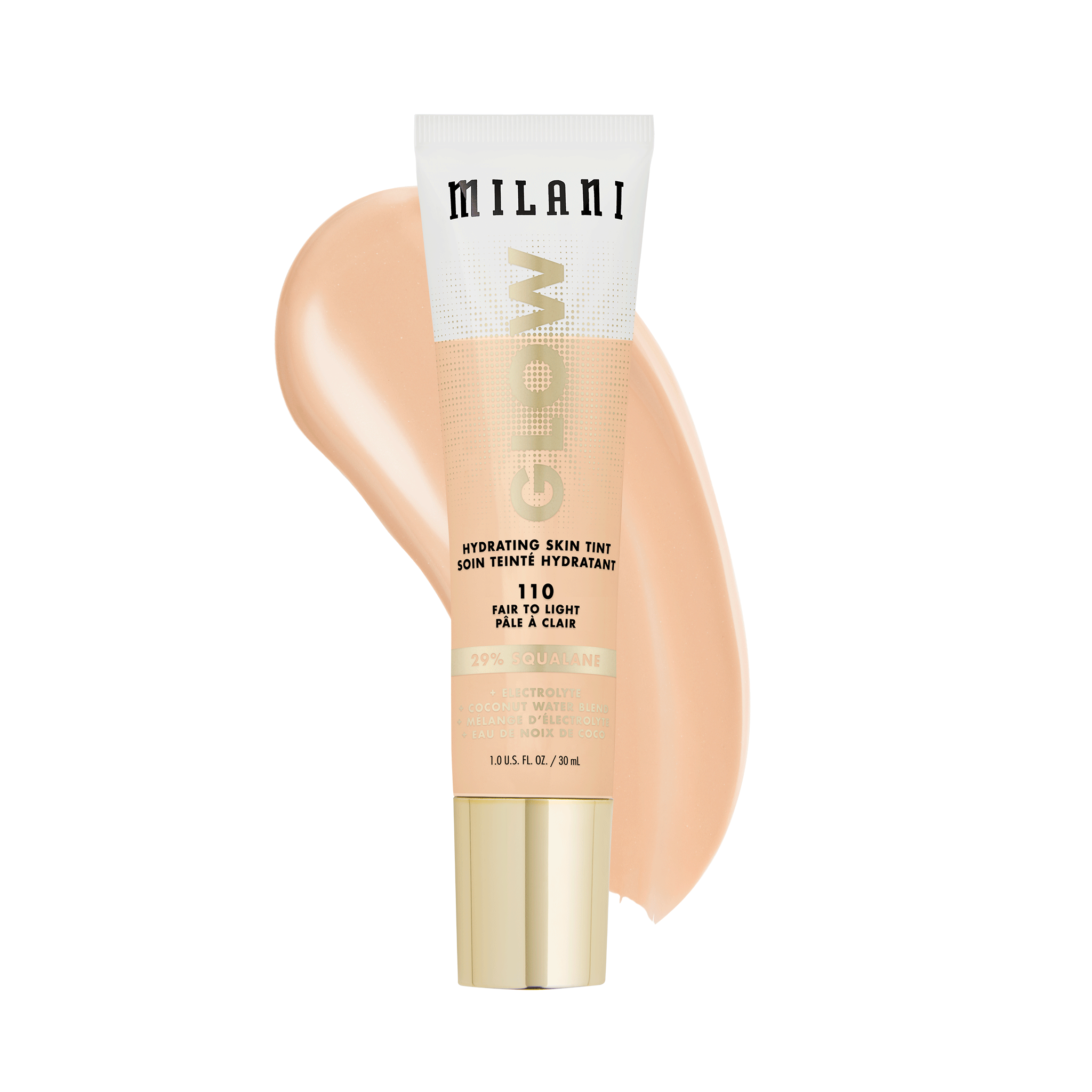 Läs mer om Milani Glow Hydrating Skin Tint 110 Fair to Light