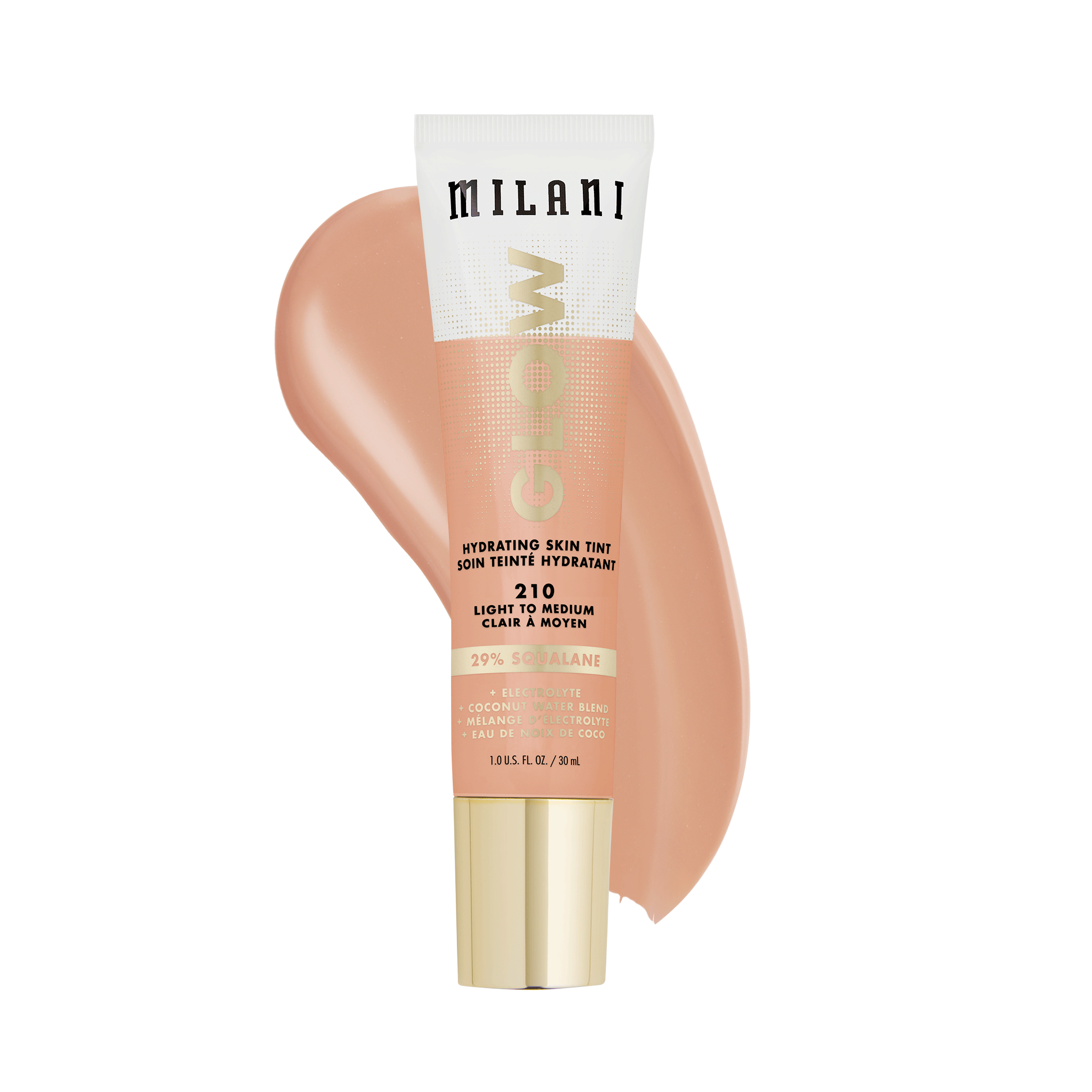 Läs mer om Milani Glow Hydrating Skin Tint 210 Light to Medium