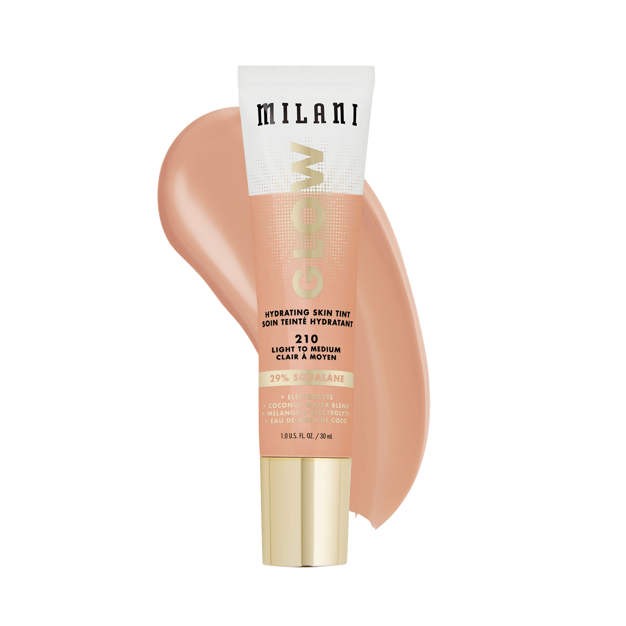 Milani Cosmetics Glow Hydrating Skin Tint 210 Light To Medium 30