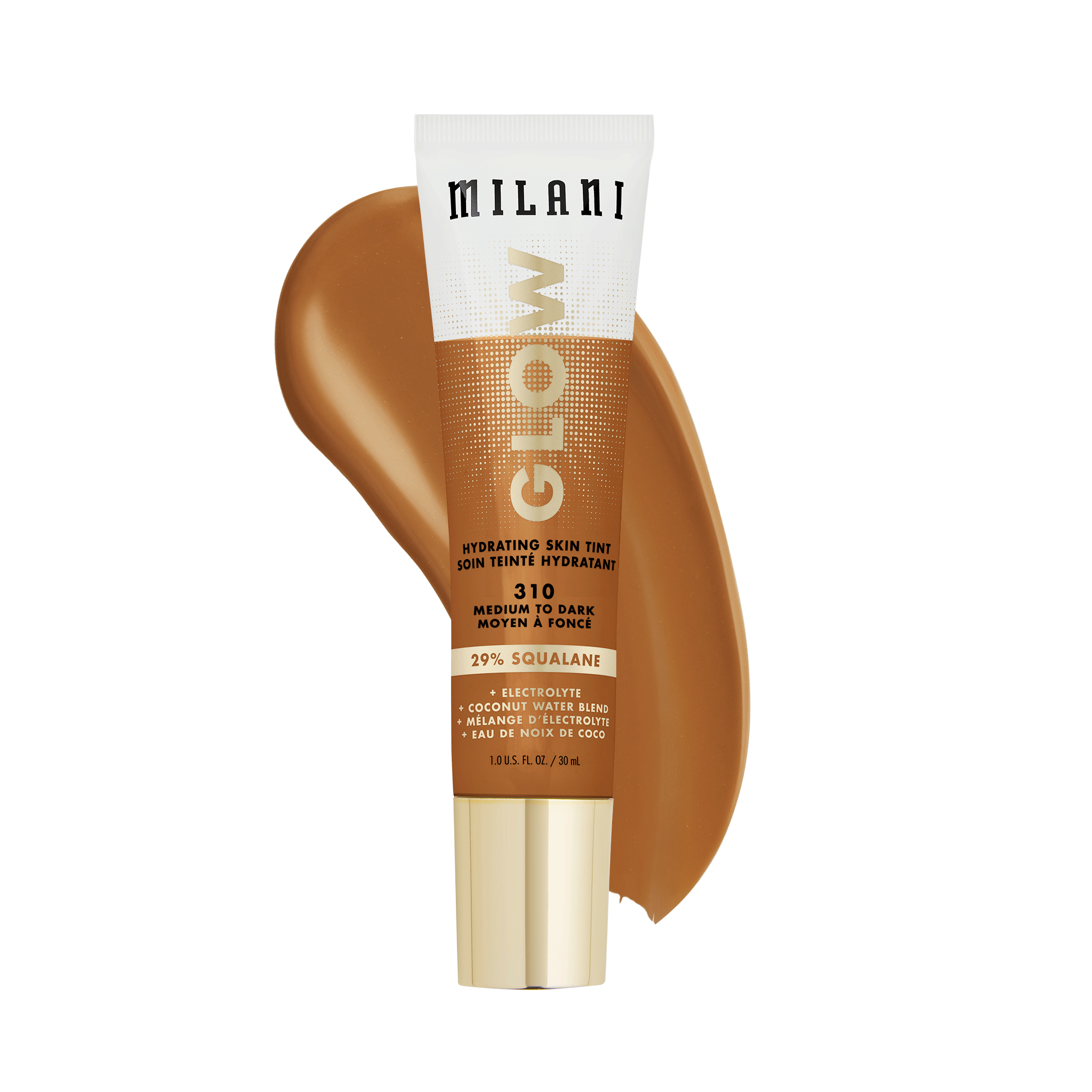 Läs mer om Milani Glow Hydrating Skin Tint 310 Medium to Dark