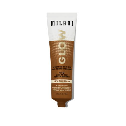 Milani Glow Hydrating Skin Tint 410 Dark to Deep