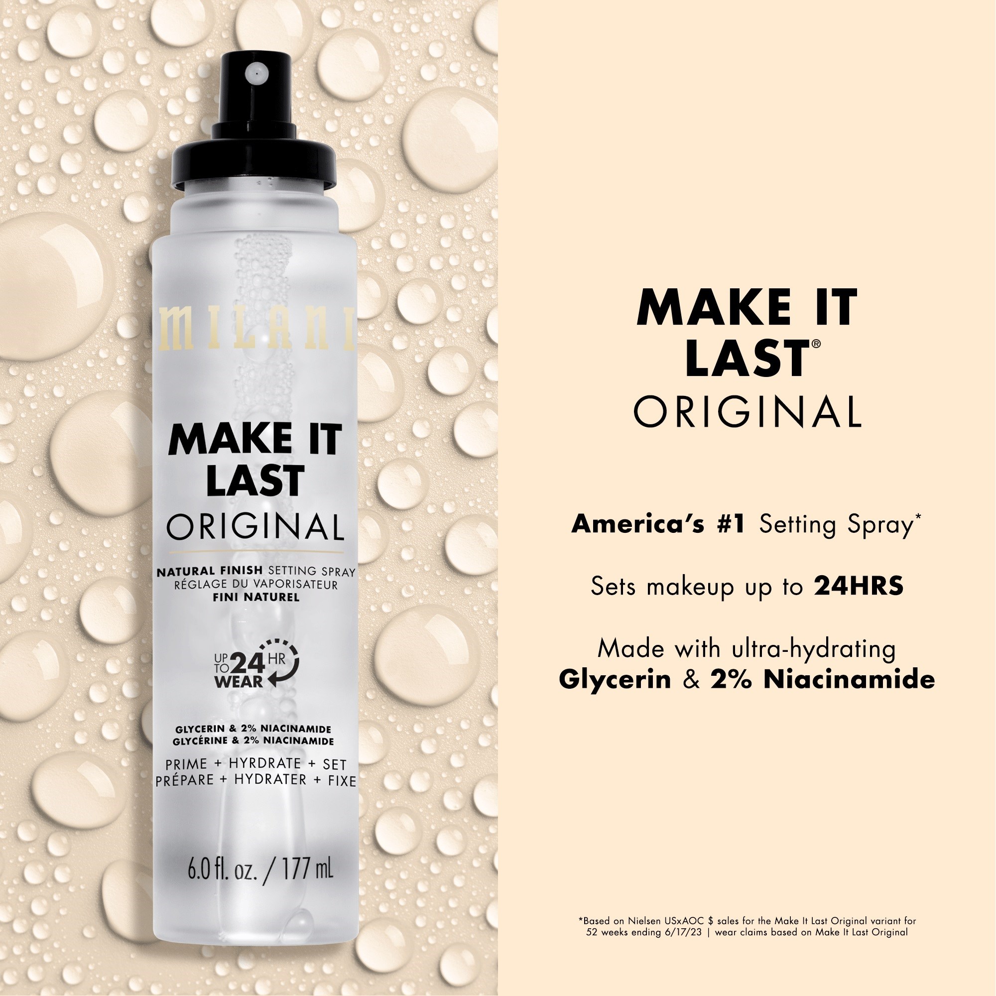 Milani Make it last setting spray 177 ml (obrázok 3)