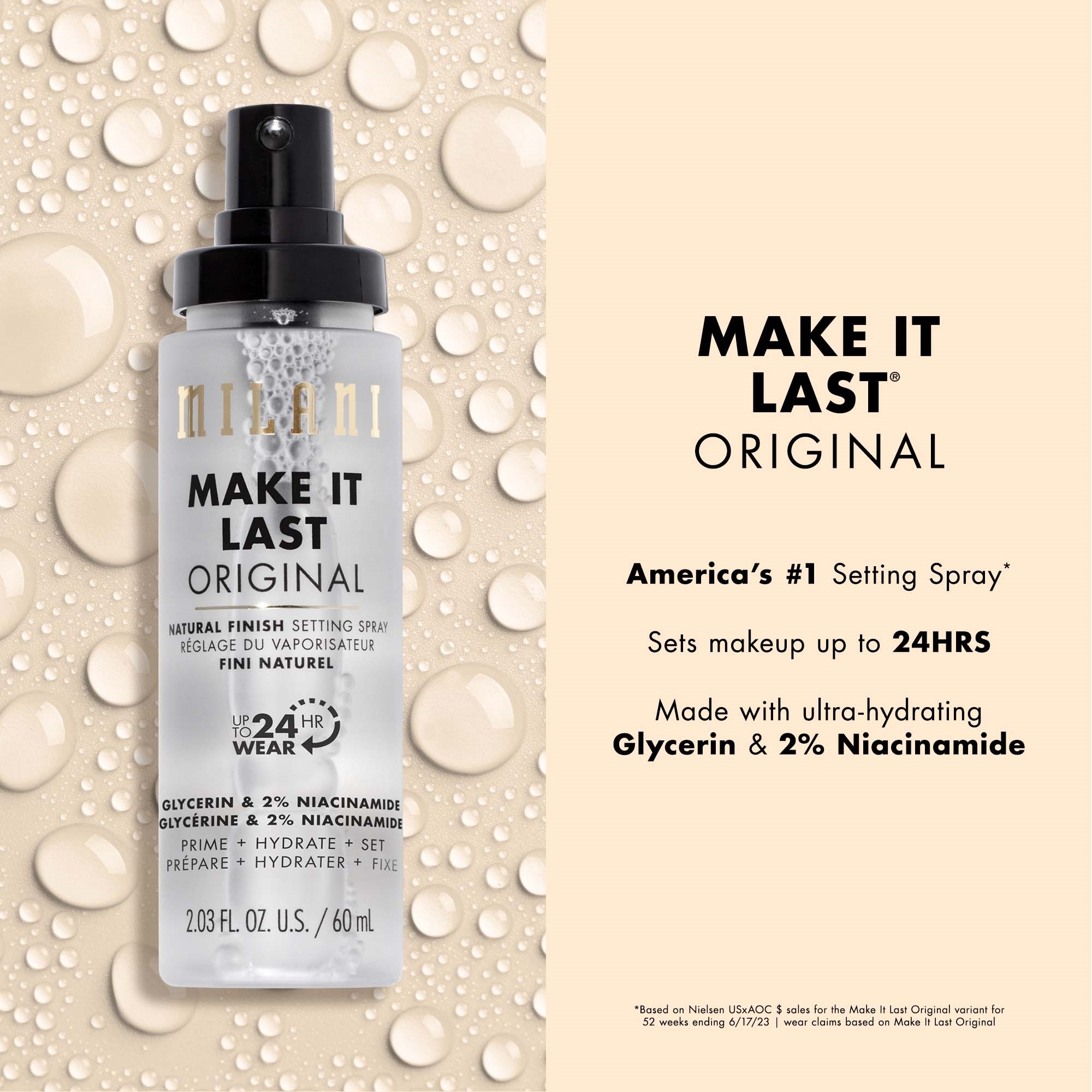 Milani Spray utrwalający makijaż Make It Last 60 ml (obrázok 3)