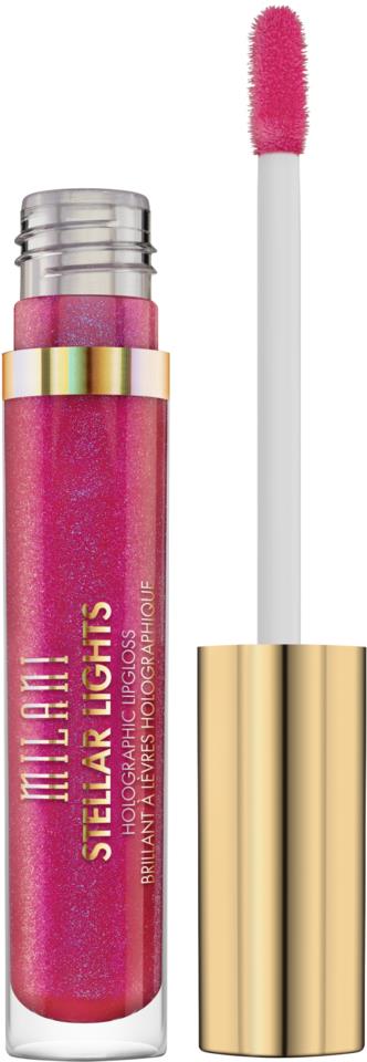 Milani Stellar Light Holographic Lip Gloss Fluorescent Fuchsia
