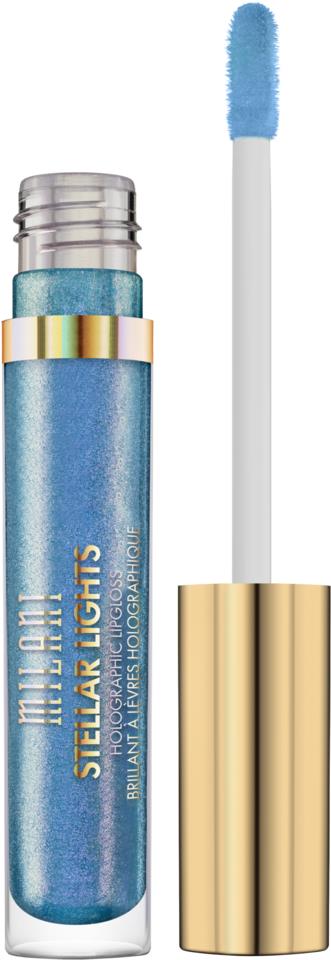 Milani Stellar Light Holographic Lip Gloss Iridescent Blue