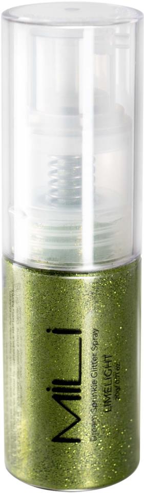 MILI Cosmetics Dream Sprinkle Glitter Spray Limelight