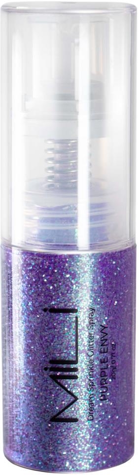 MILI Cosmetics Dream Sprinkle Glitter Spray Purple Envy