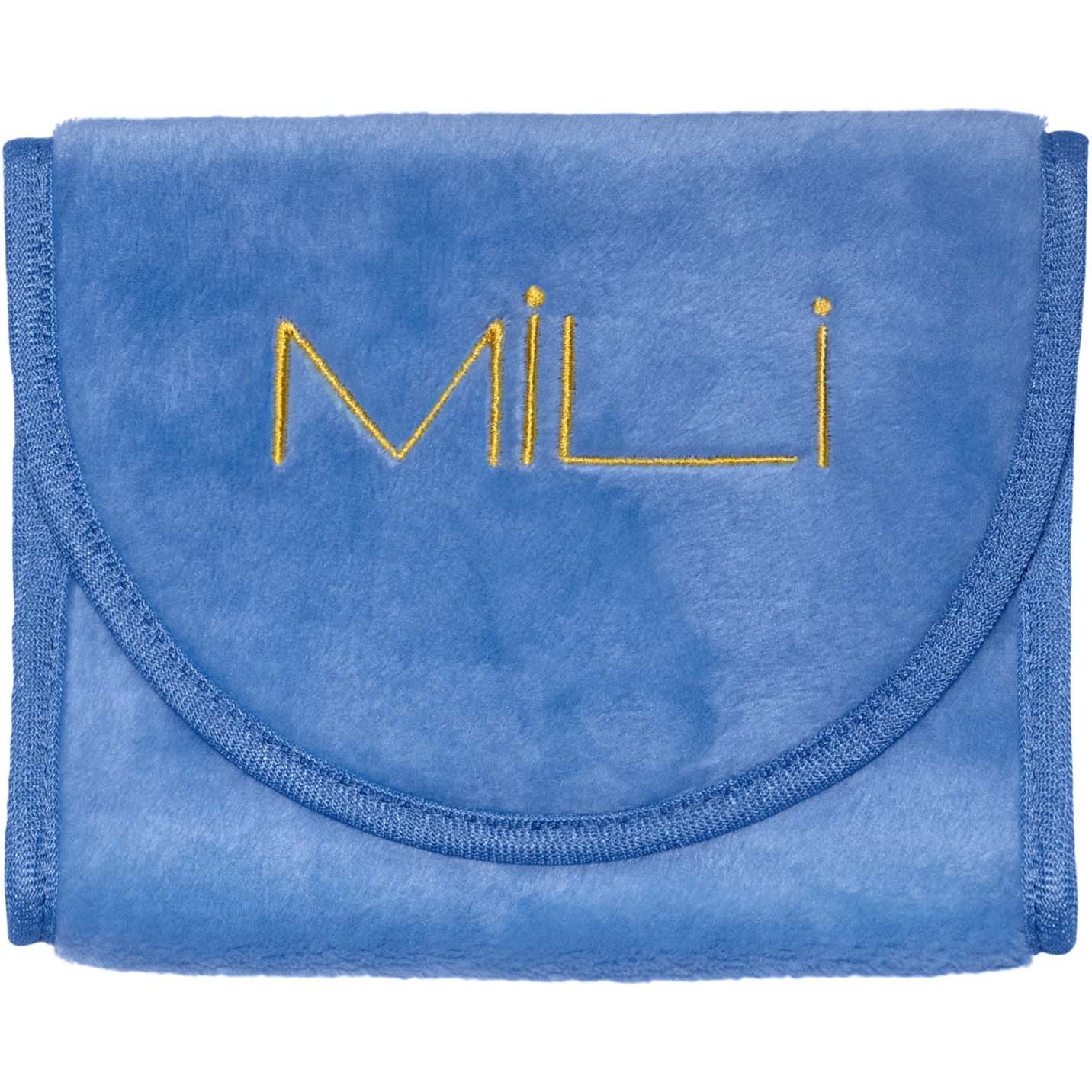 Läs mer om MILI Cosmetics Makeup Erase Towel Blue Sea Golden Logo