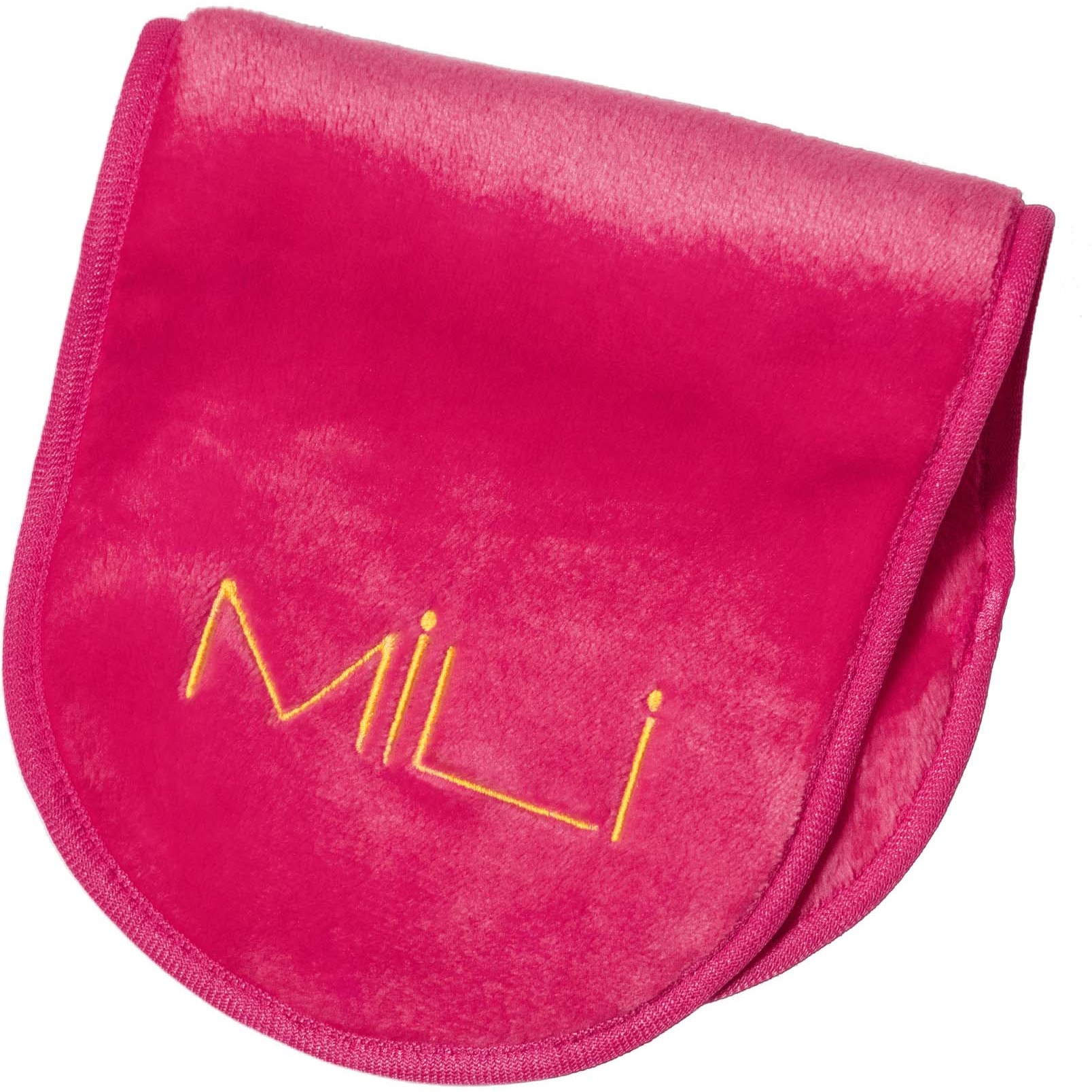 Läs mer om MILI Cosmetics Makeup Erase Towel Peachy Pink Golden Logo