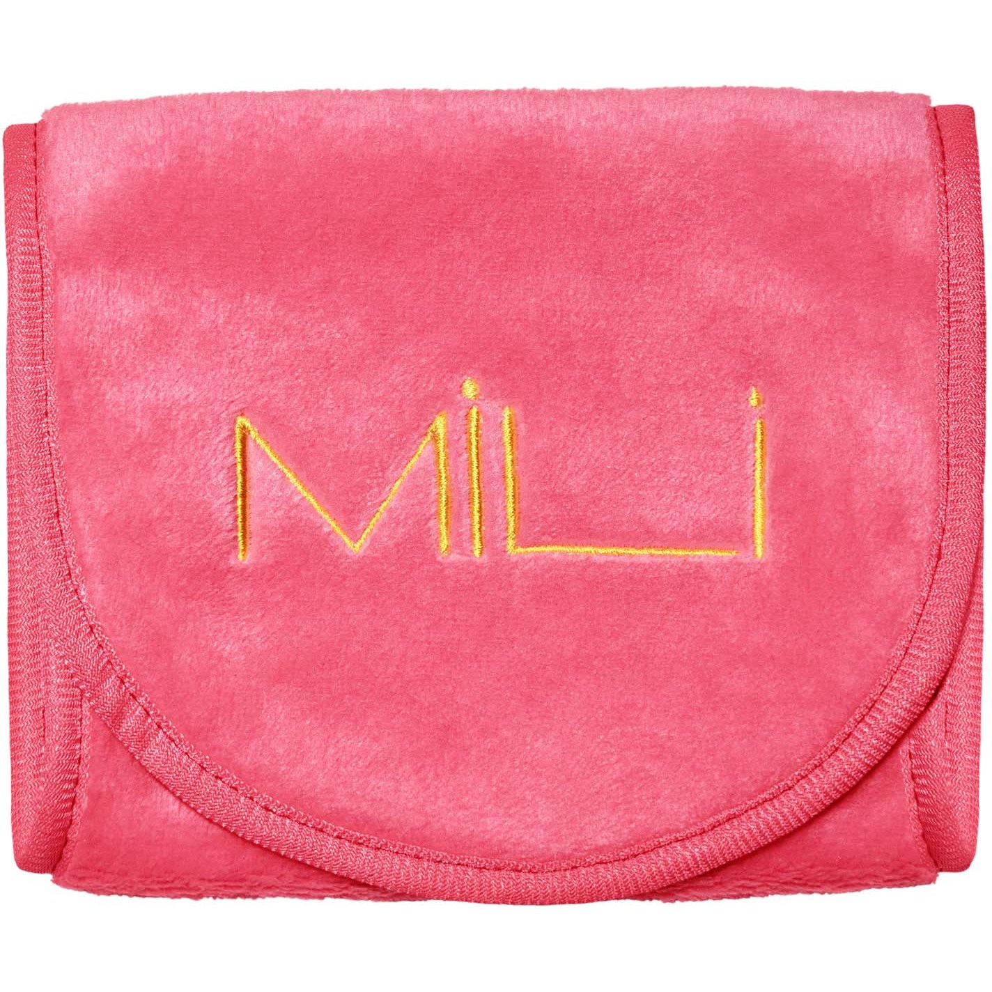Läs mer om MILI Cosmetics Makeup Erase Towel Sweet Pink Golden Logo
