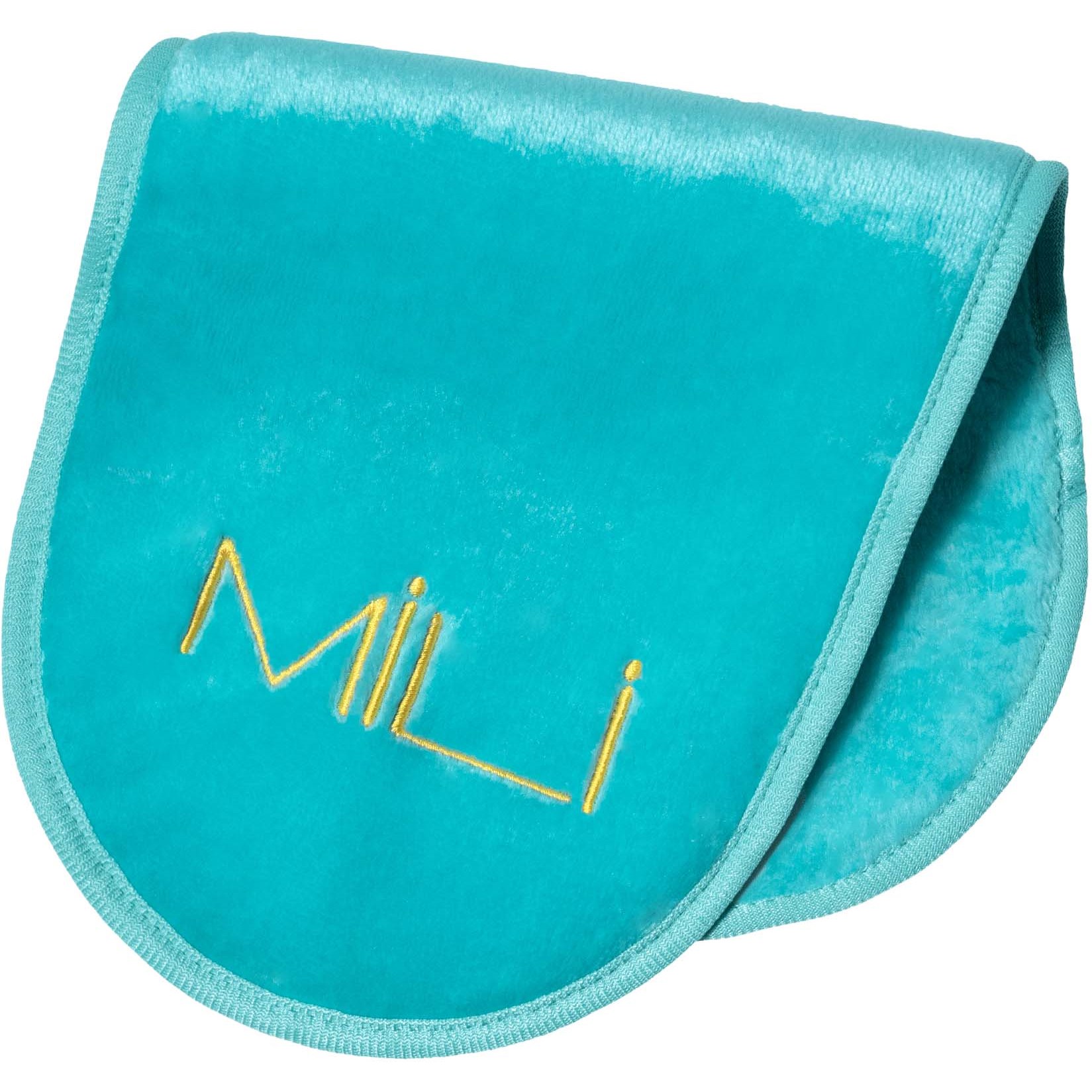 Läs mer om MILI Cosmetics Makeup Erase Towel Turquoise Ocean Golden Logo