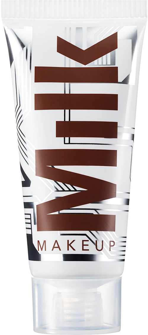 Victoria Make Up logo on a white tube with black and brown design elements.