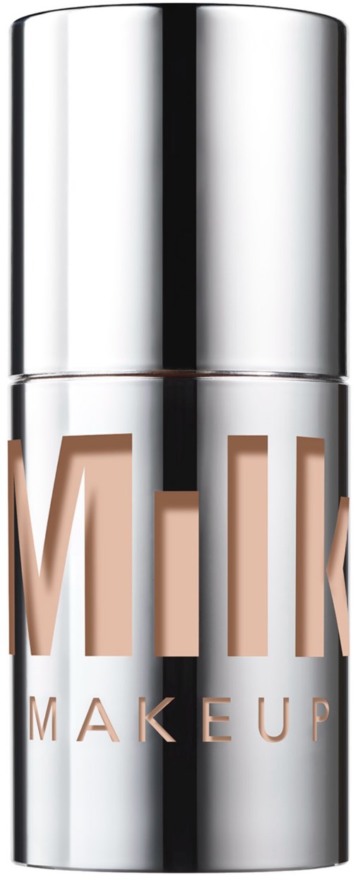 Hopeabetoni, jossa lukee "MILK MAKEUP".