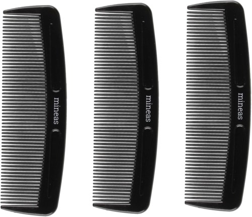 Mineas Comb Set 3 pcs Black