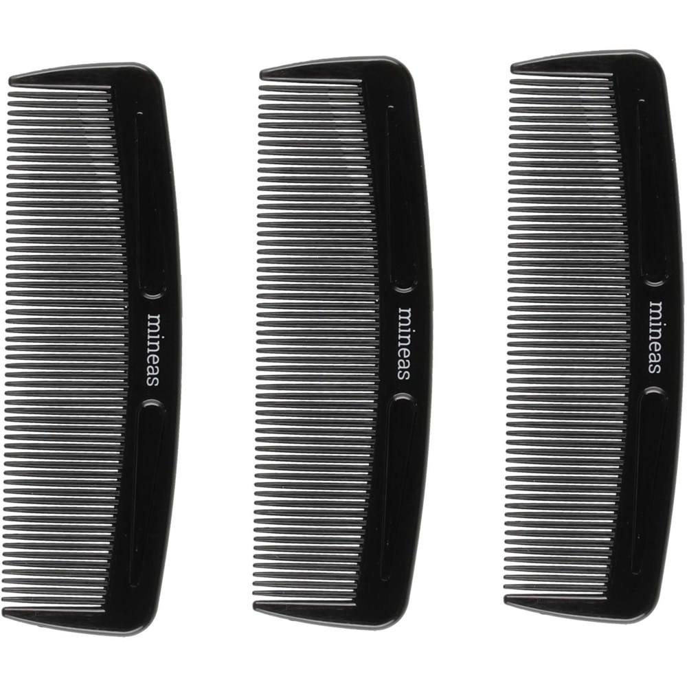 Mineas Mineas Comb Set 3 pcs Black