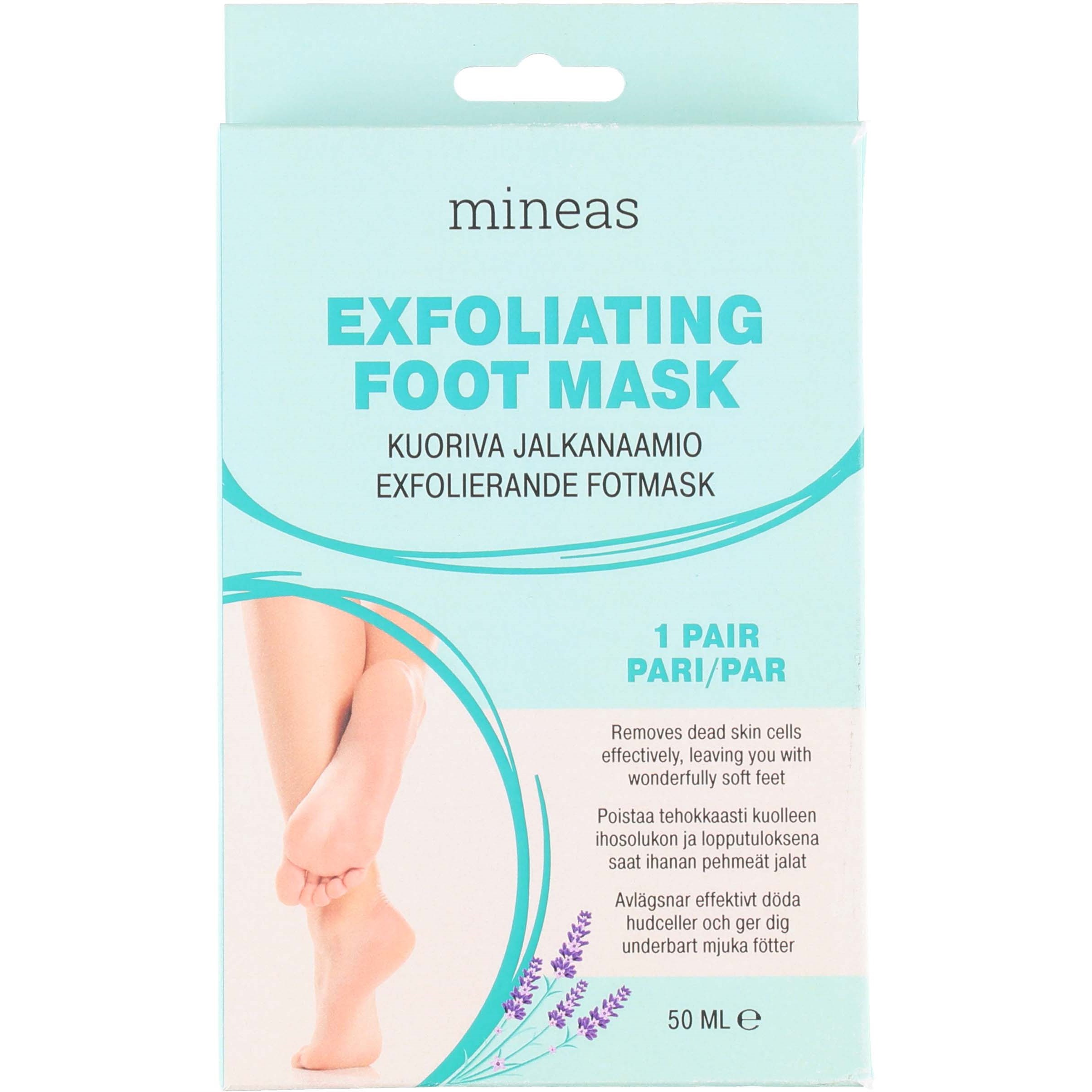 Läs mer om Mineas Exfoliating foot mask