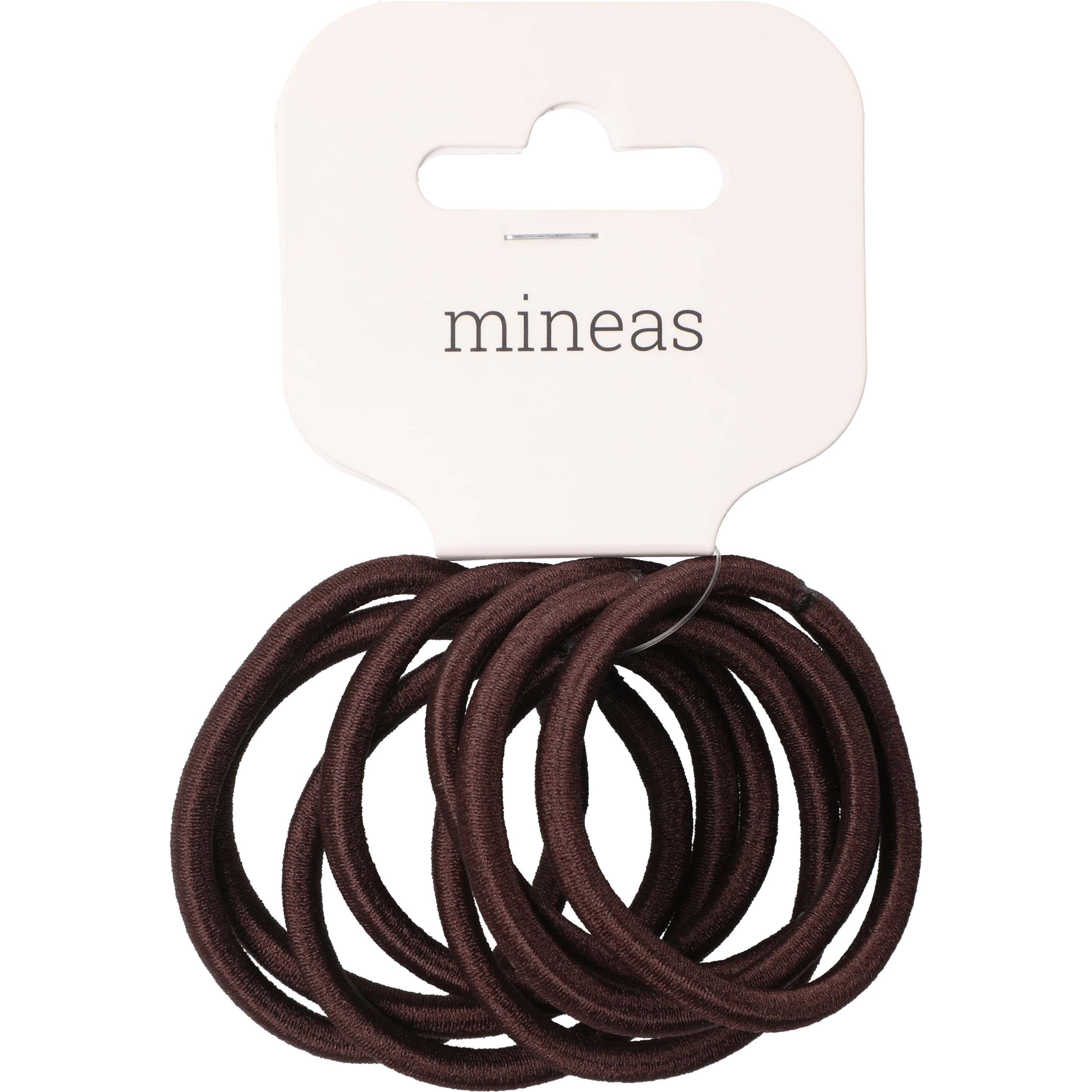 Läs mer om Mineas Hair Band Basic 8 pcs Brown