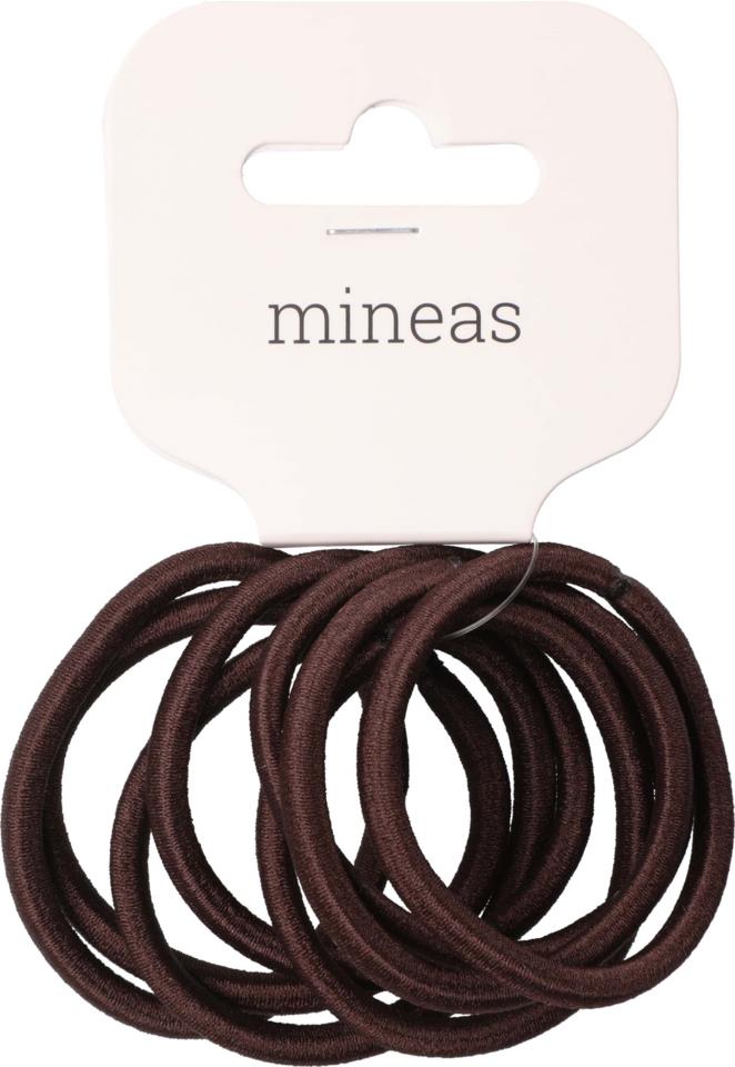 Mineas Hair Band Basic 8 pcs Brown