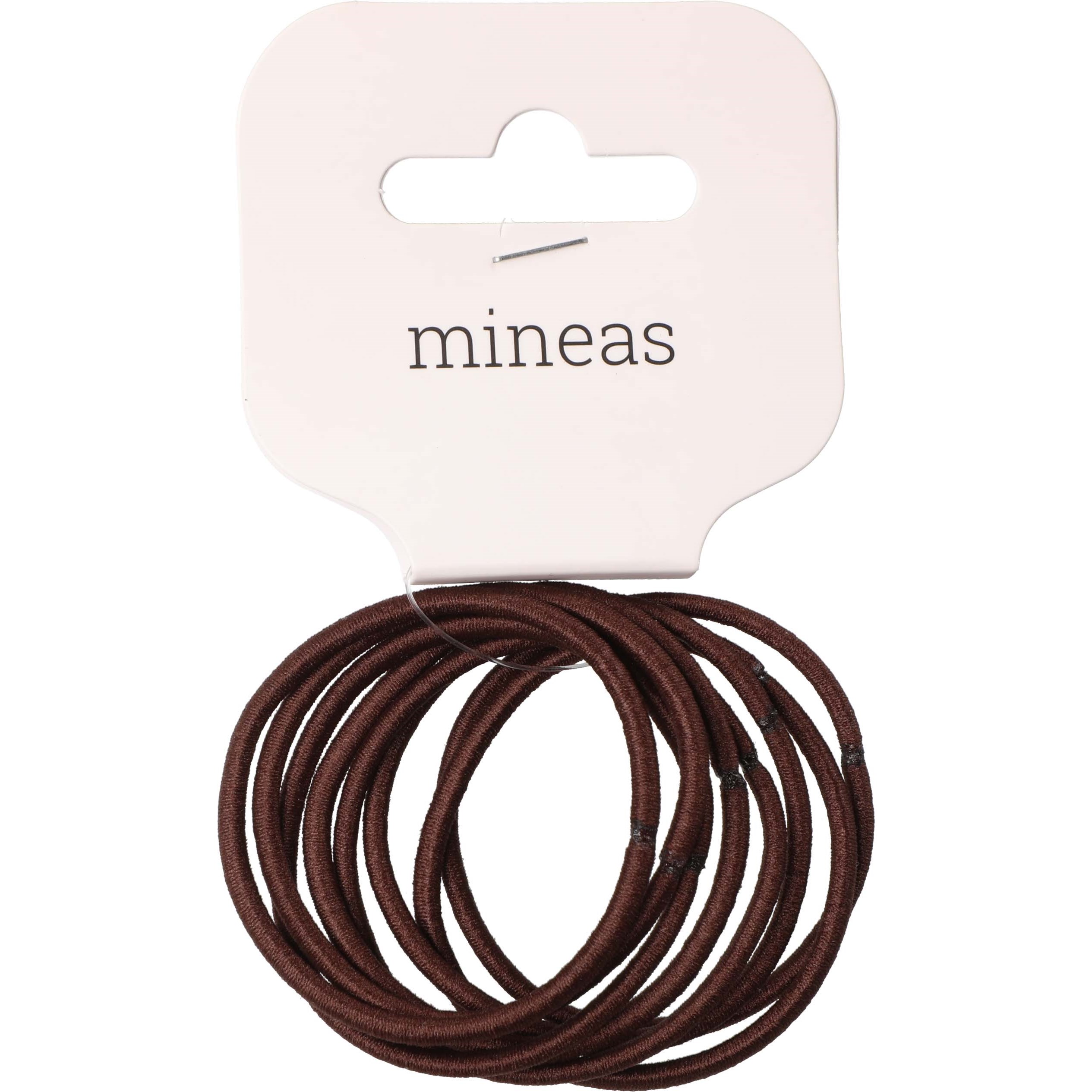 Läs mer om Mineas Hair Band Basic Thin 8 pcs Brown