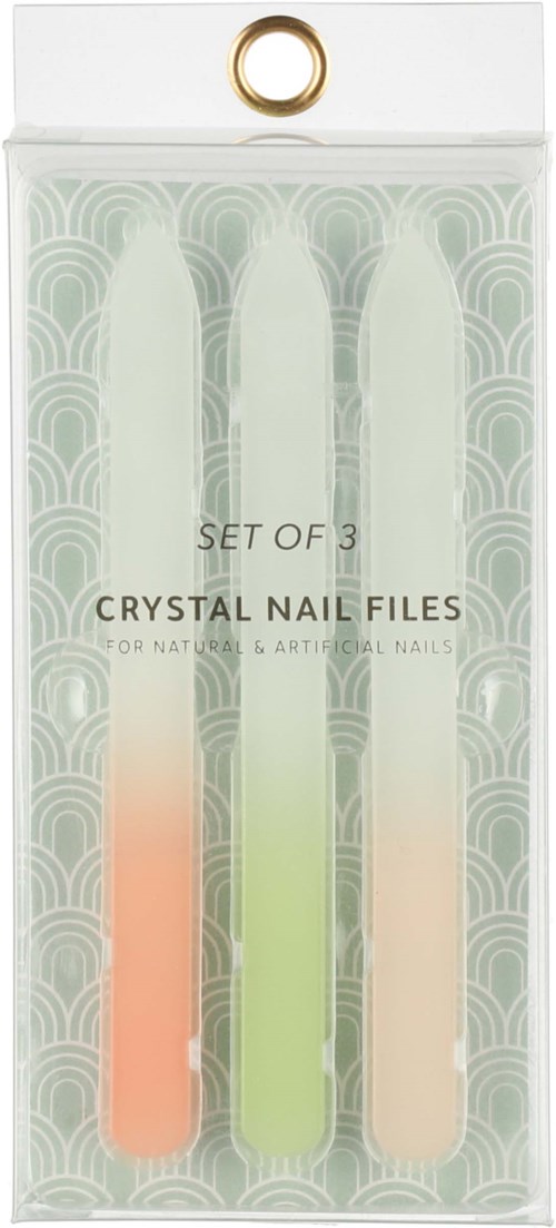 Mineas Nail File Set 3 Pcs Multicolored