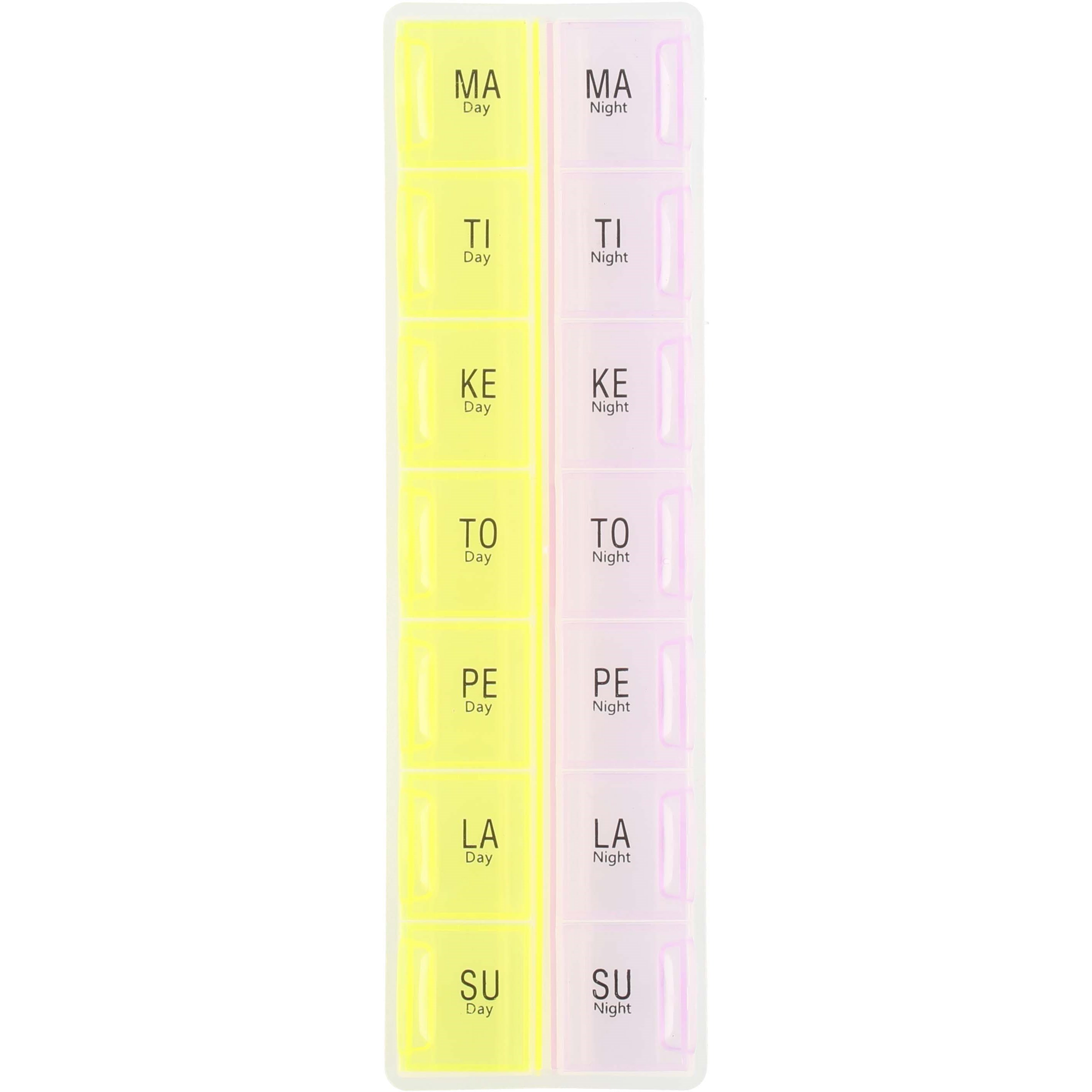 Mineas Pill Box For 7 Days Morning/Evening