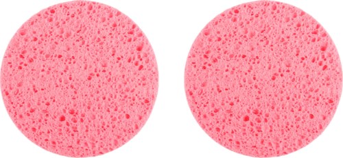 Mineas Washing Sponge For Face Hot Pink 2 pcs