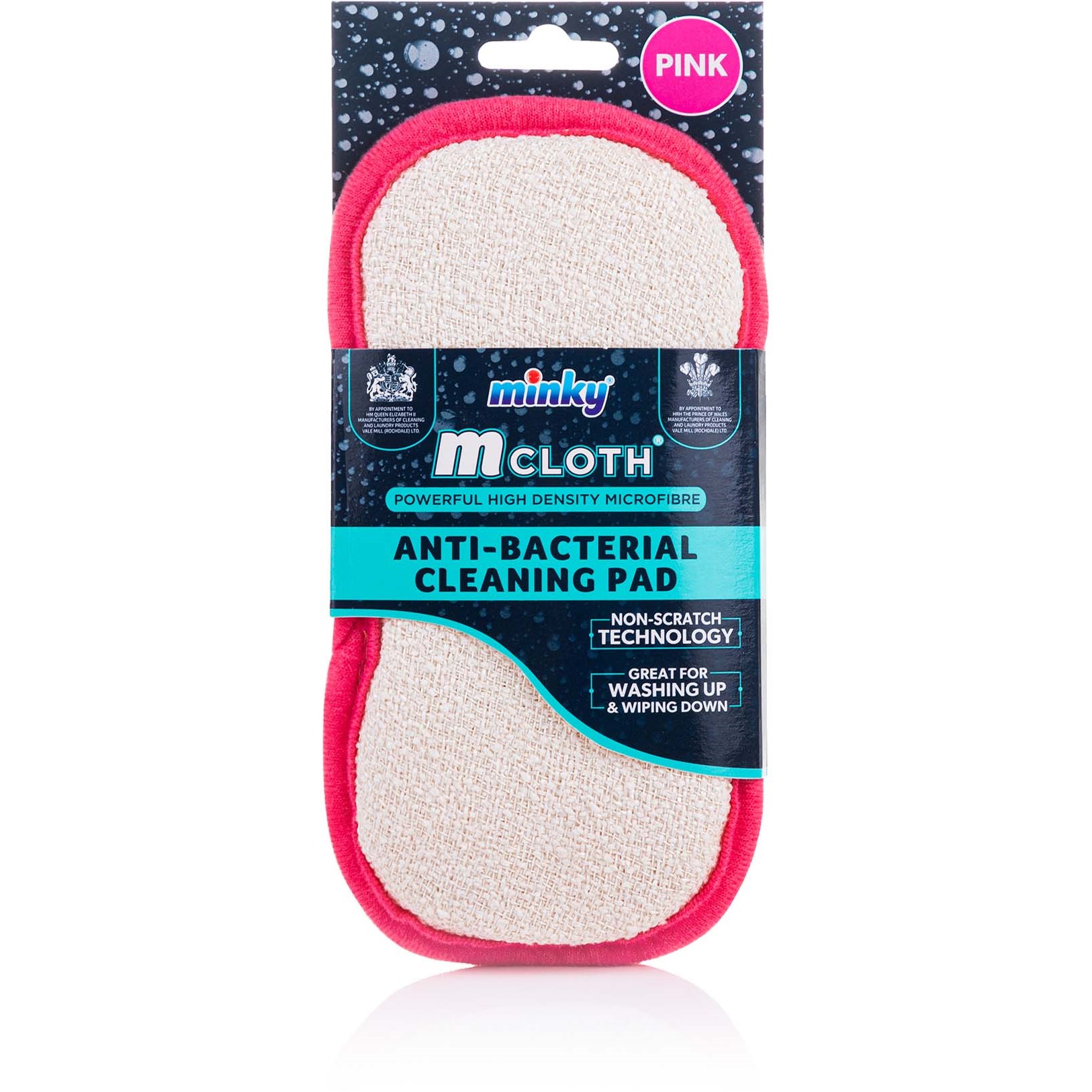 Läs mer om Minky M Cloth Original Anti-Bacterial Cleaning Pad Pink