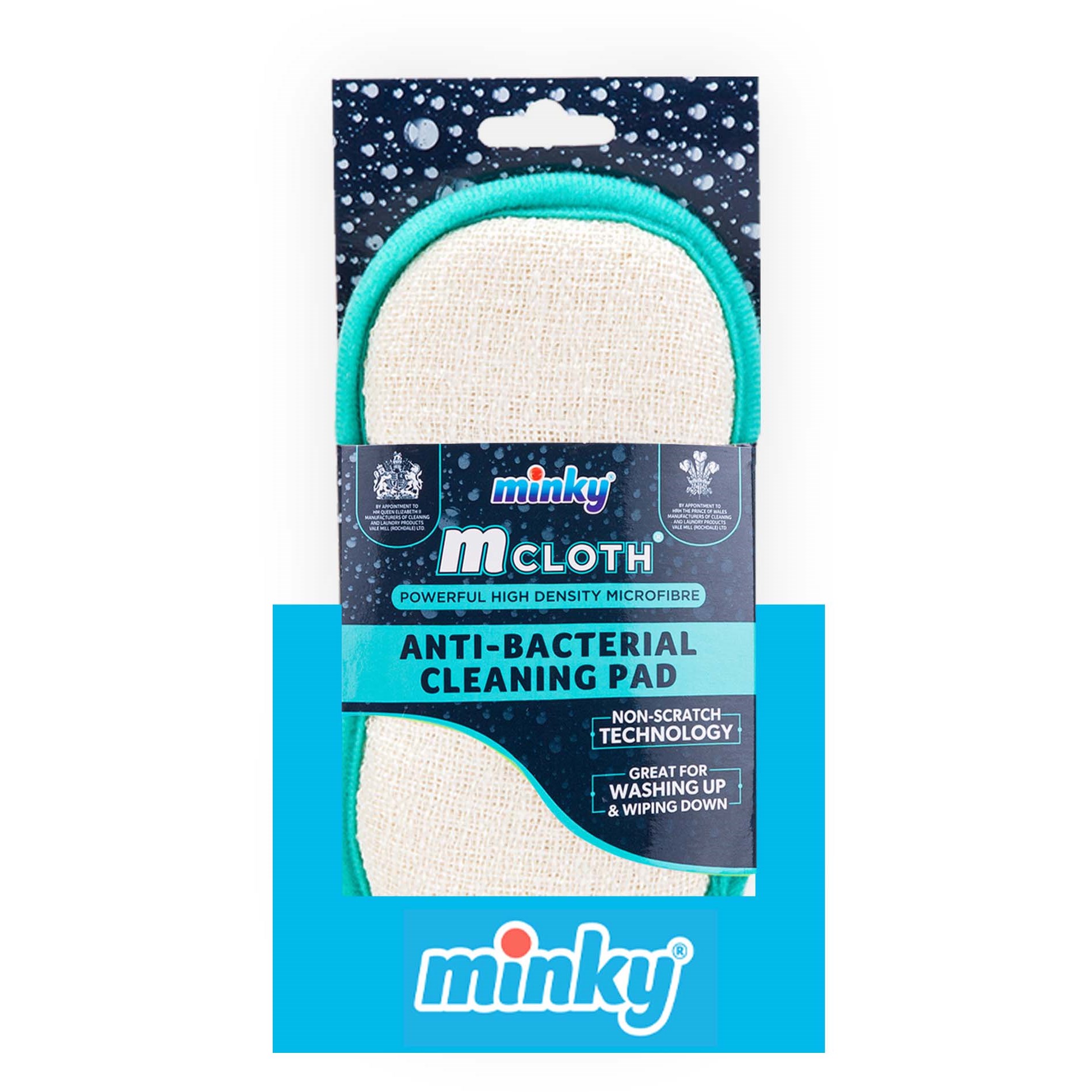 Läs mer om Minky M Cloth Original Anti-Bacterial Cleaning Pad Teal