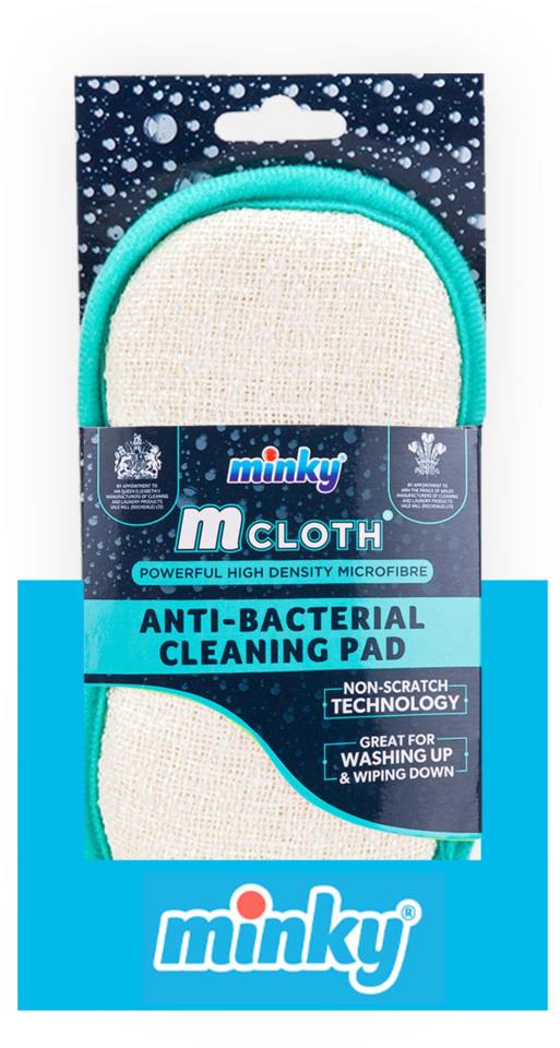 Minky M Cloth Original Anti-Bacterial Cleaning Pad - Teal