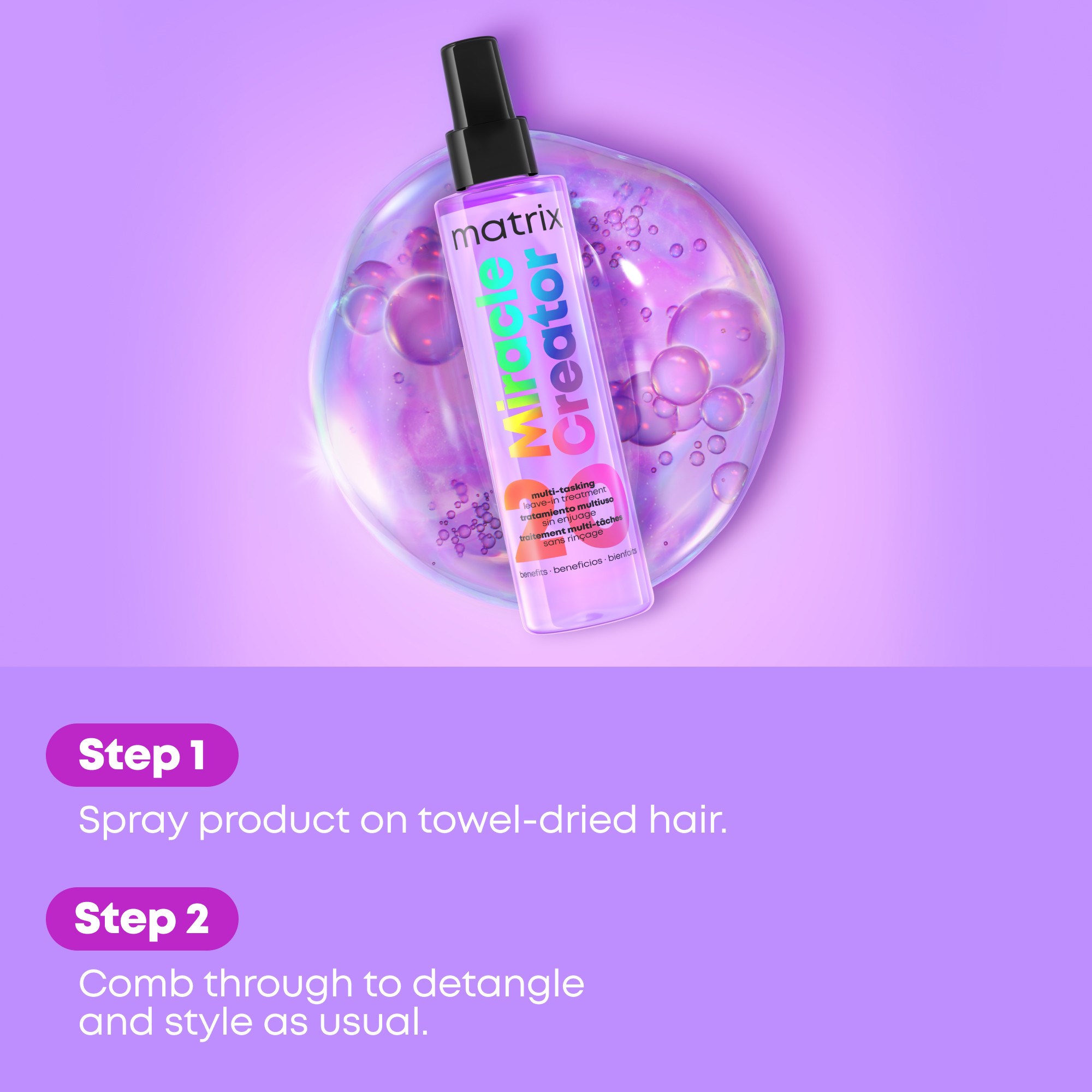 Matrix Miracle Creator Multi-tasking Treatment 190 ml (obrázok 7)
