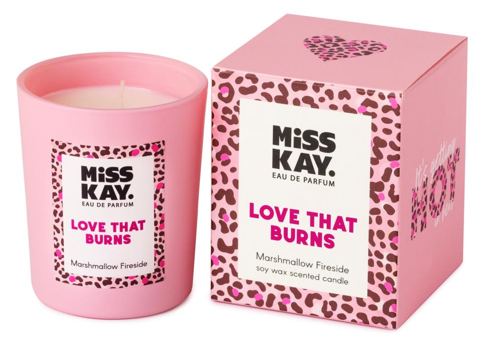 Miss Kay Love That Burns Candle GWP