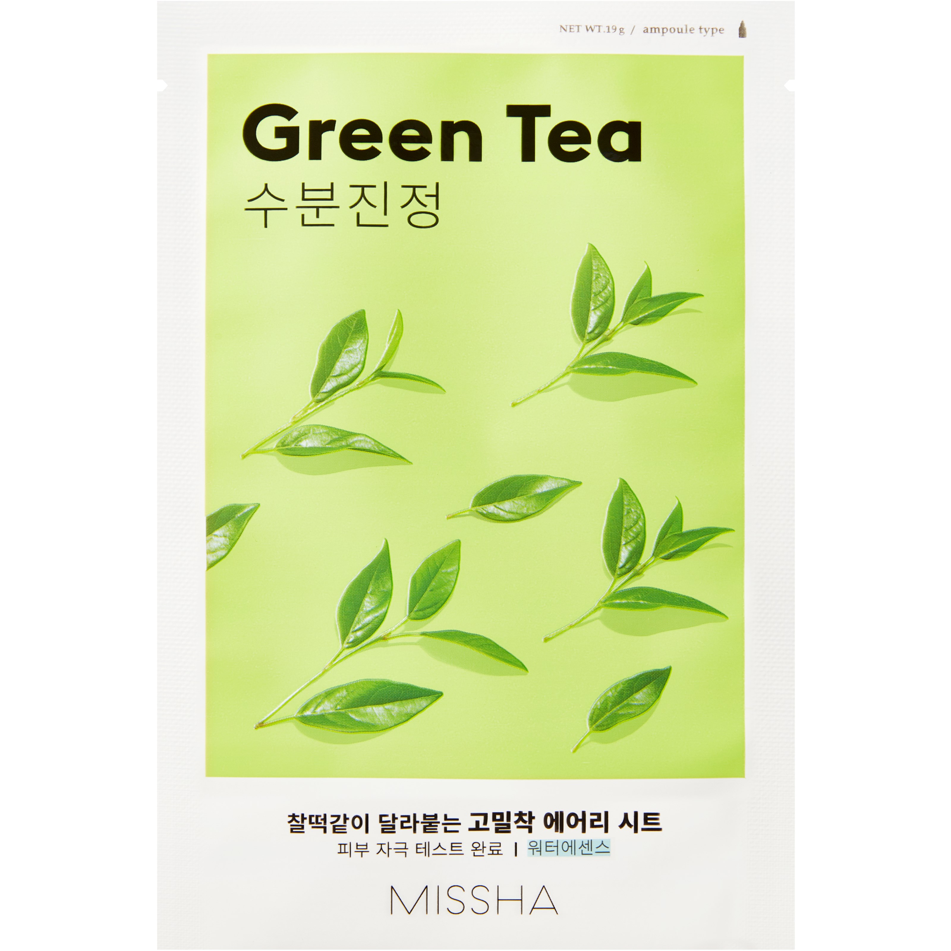Läs mer om MISSHA Airy Fit Sheet Mask Green Tea 19 g