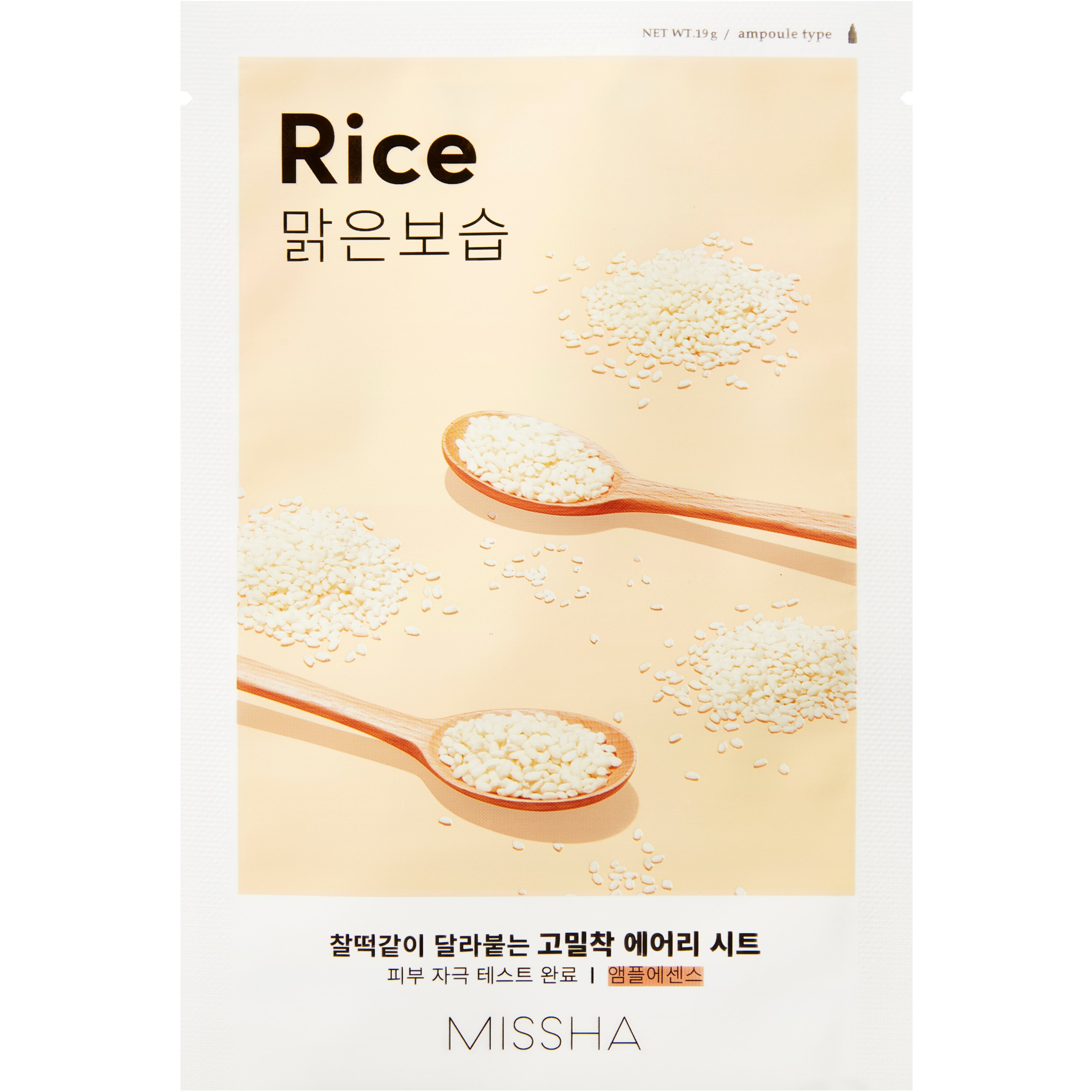 Läs mer om MISSHA Airy Fit Sheet Mask Rice 19 g