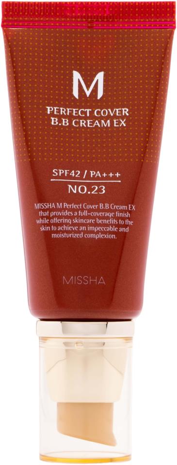 Missha M Perfect Cover B.B Cream Spf42 / Pa+++ No.23 Natural Beige 50 ml