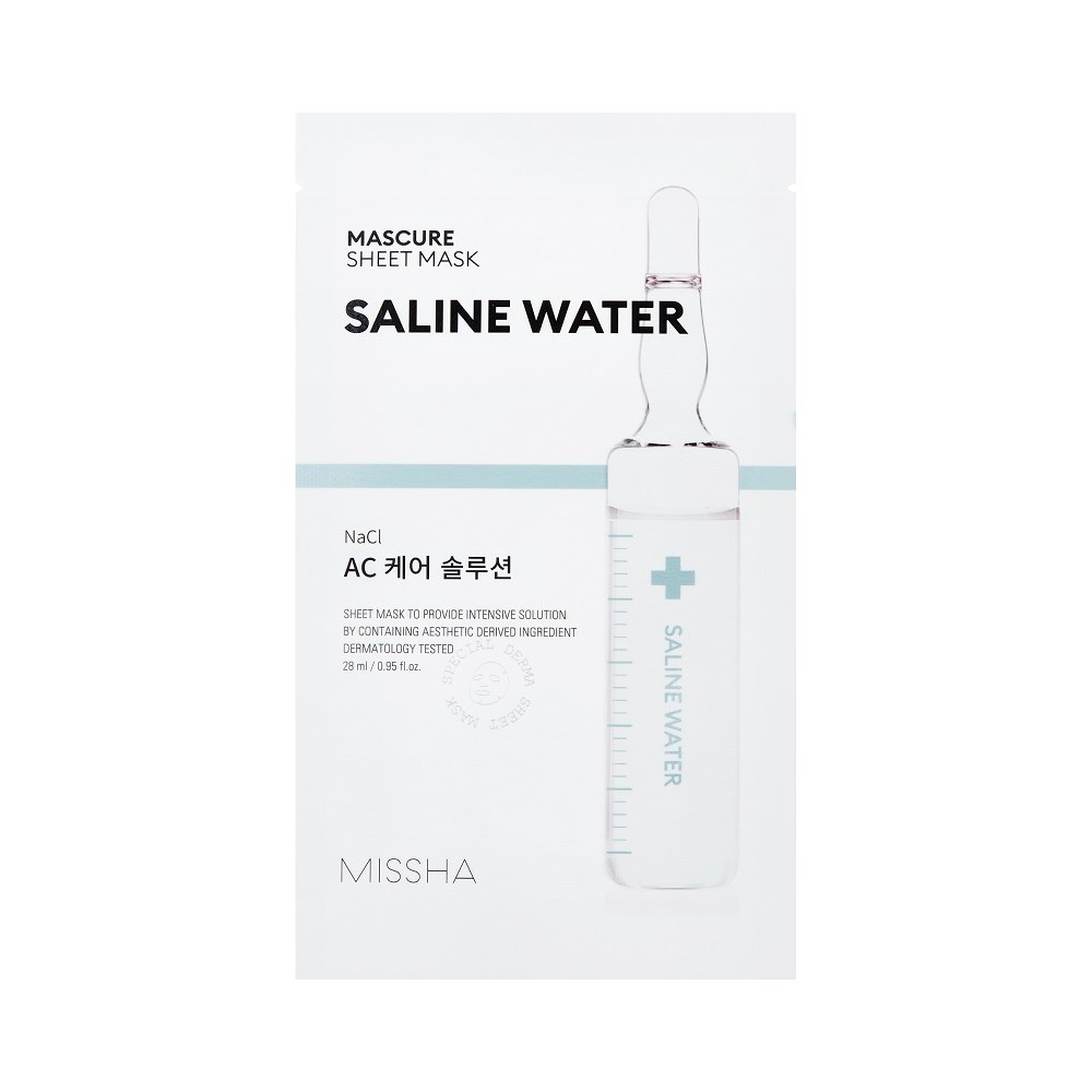 Läs mer om MISSHA Mascure Ac Care Solution Sheet Mask (Saline Water) 28 ml