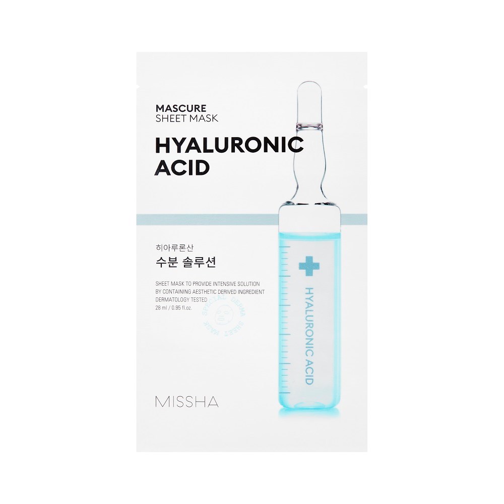 Läs mer om MISSHA Mascure Hydra Solution Sheet Mask (Hyaluronic Acid) 28 ml