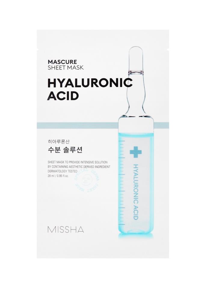 MISSHA Mascure Hydra Solution Sheet Mask (Hyaluronic Acid) 28 ml