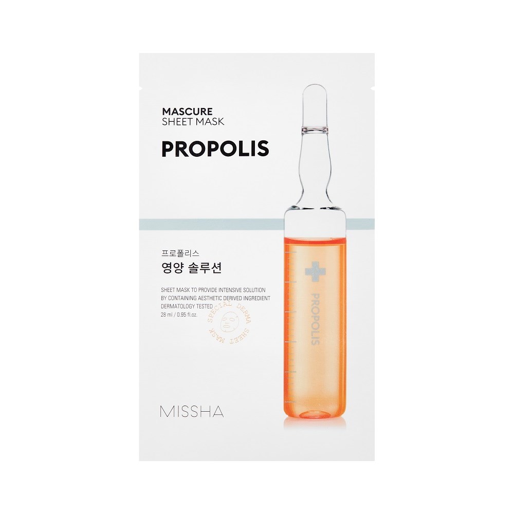 Läs mer om MISSHA Mascure Nutrition Solution Sheet Mask (Propolis) 28 ml