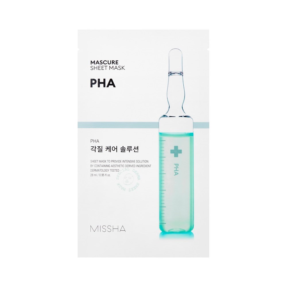 Läs mer om MISSHA Mascure Peeling Solution Sheet Mask (PHA) 28 ml