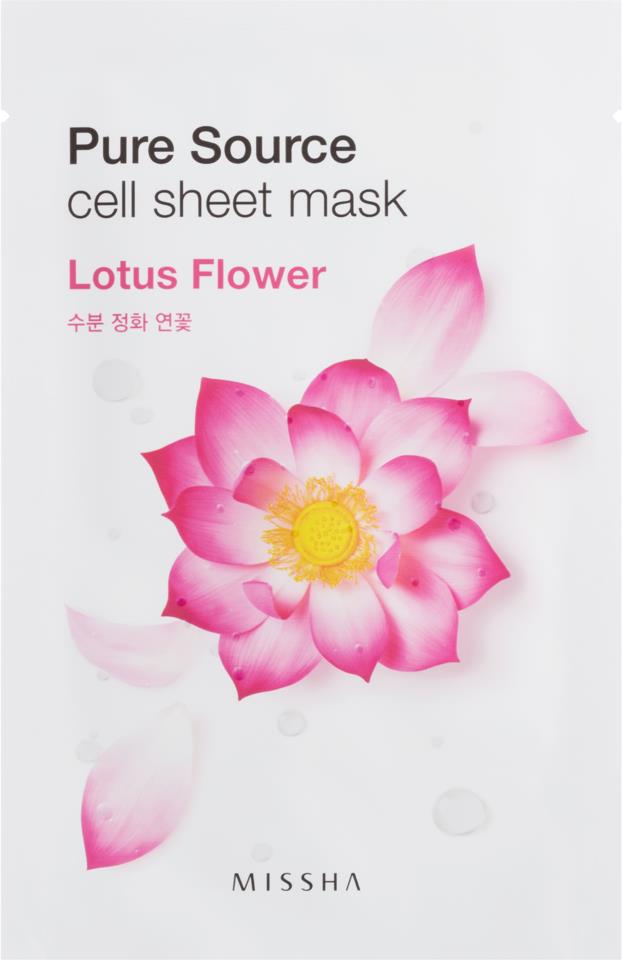 MISSHA Pure Source Cell Sheet Mask Lotus 