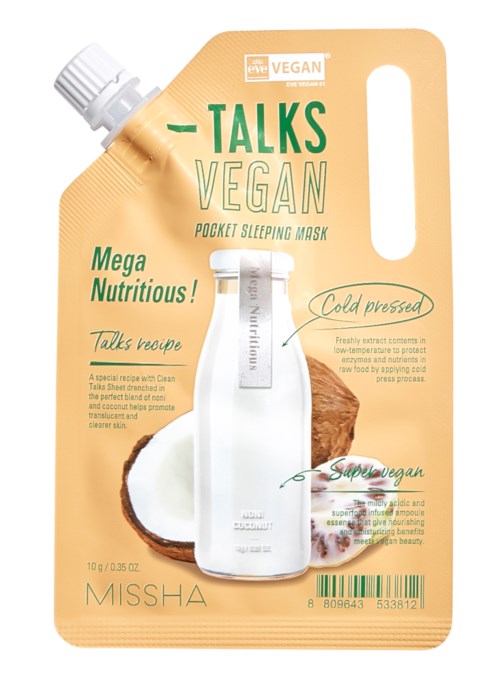 MISSHA Talks Vegan Squeeze Pocket Sleeping Mask