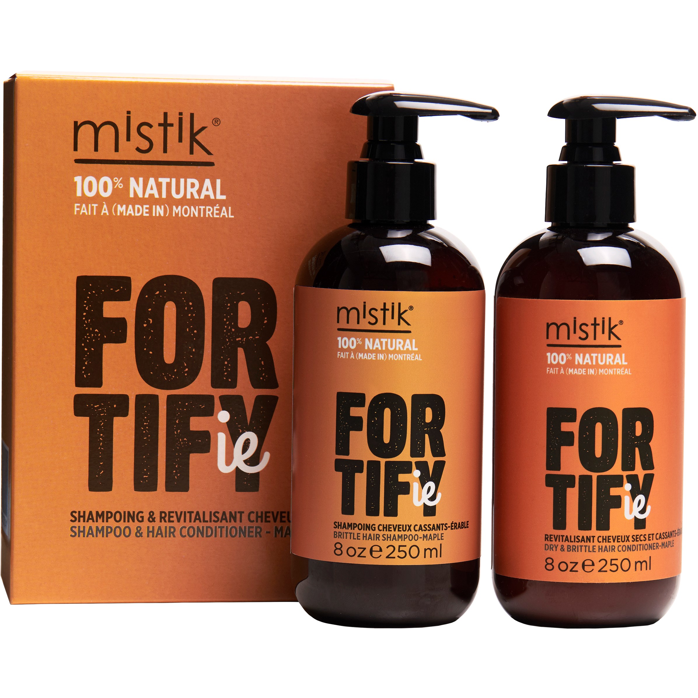 Mistik Fortify Brittle Hair Maple Duo
